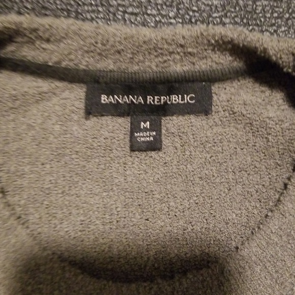💥Banana republic mens sweater olive medium - Picture 2 of 3